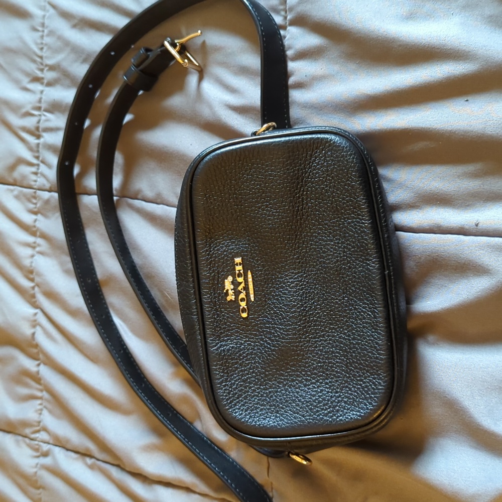 Black Coach Fanny Pack